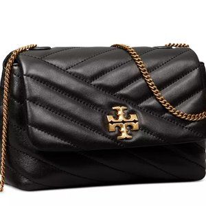Used once* TORY BURCH Kira Chevron Leather Mini Crossbody Bag MAKE AN OFFER!